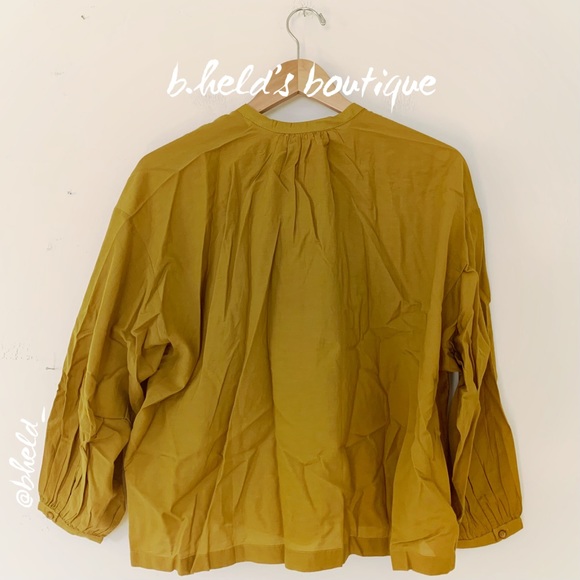 Dôen Jane Blouse in Golden Willow Organic Cotton Viscose Size XS Brand New NWT - Picture 11 of 12